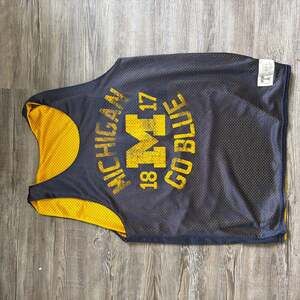 Vintage University of Michigan Wolverines Reversible Mesh Jersey Size L